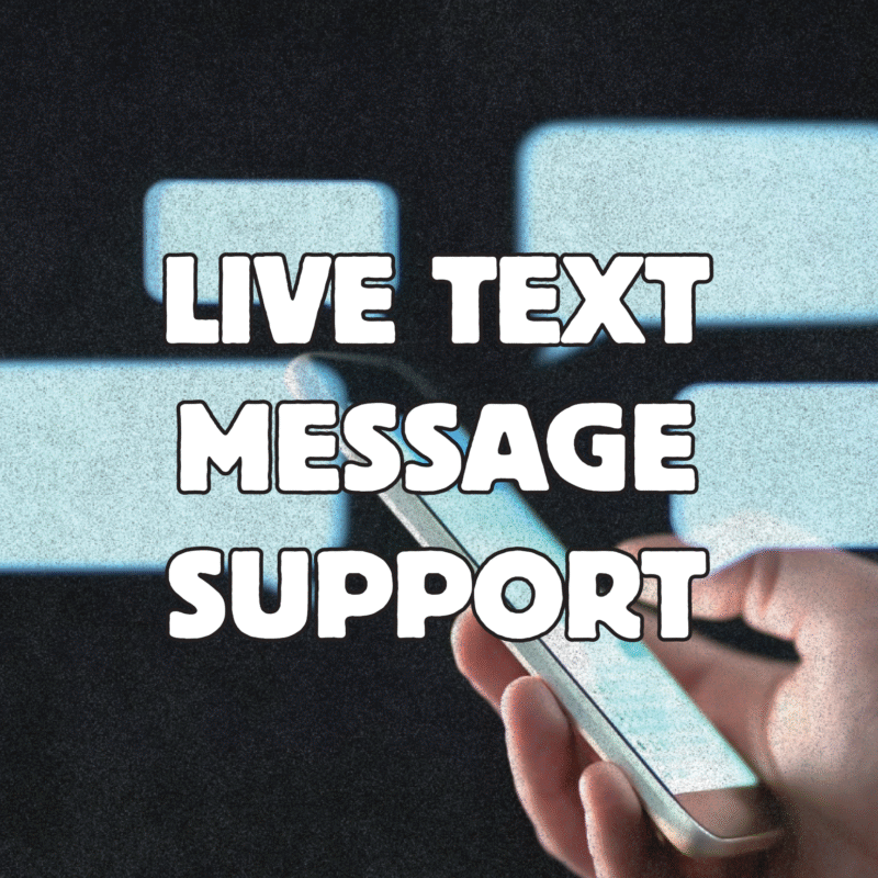 Live Text Message Support